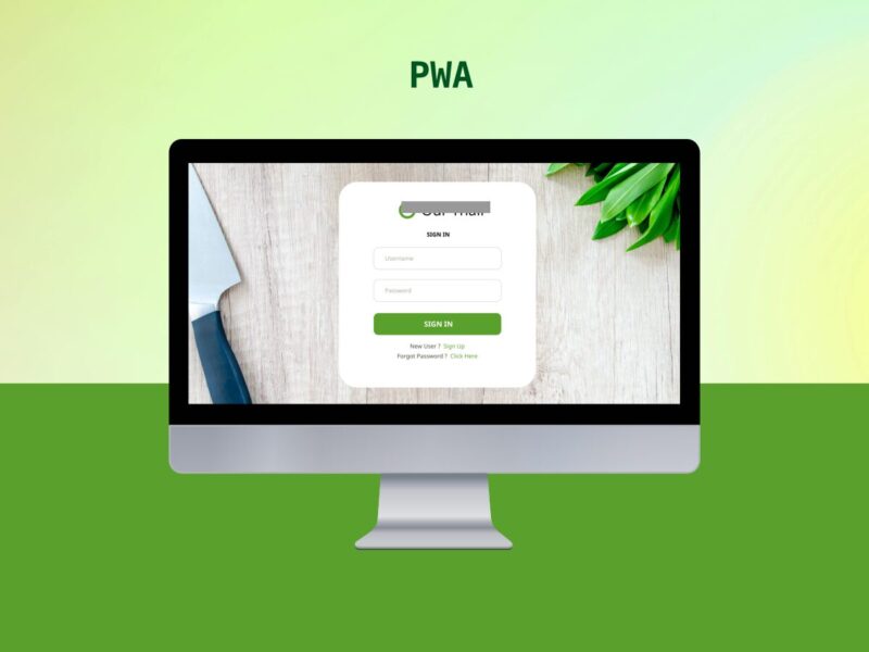 Custom Nutrition-Focused PWA Platform for Meal-Based Healthcare Solutions