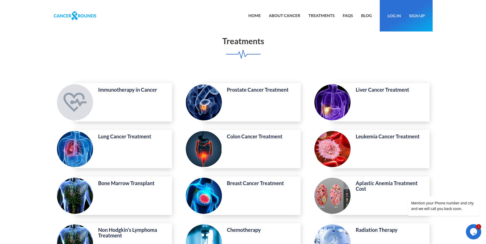 Treatments Section