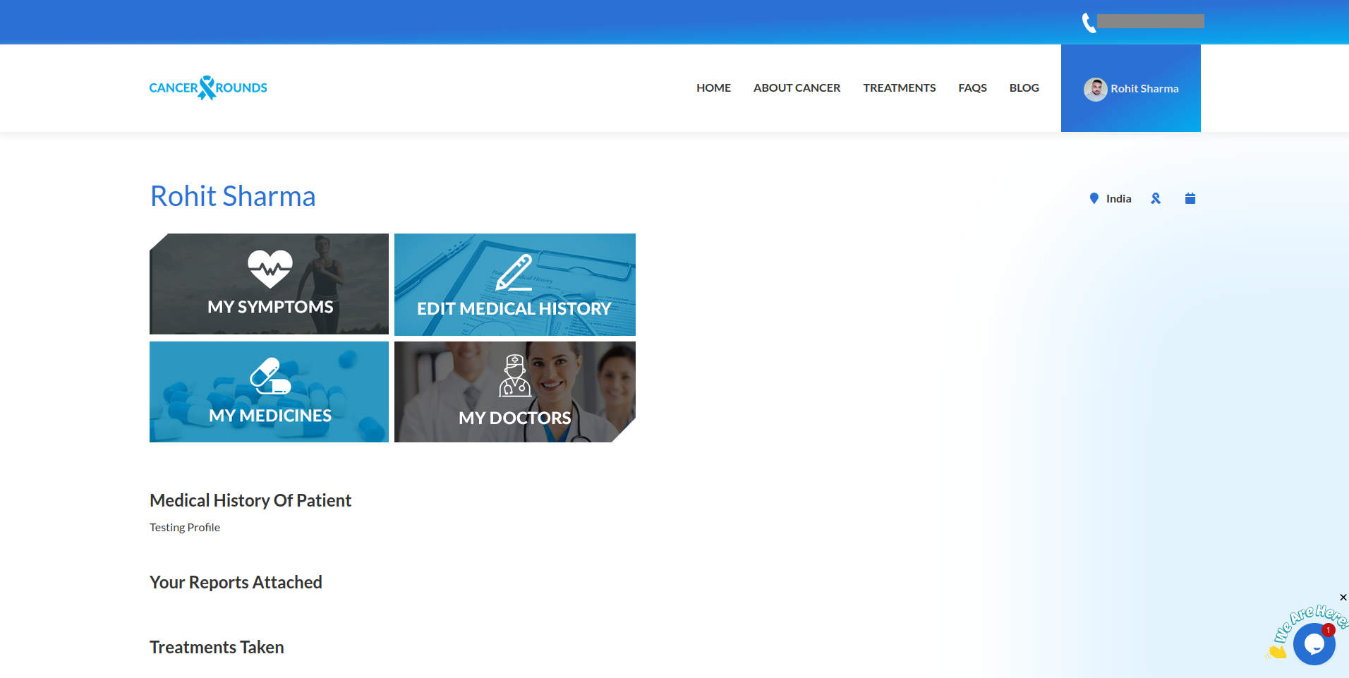 Patient Dashboard
