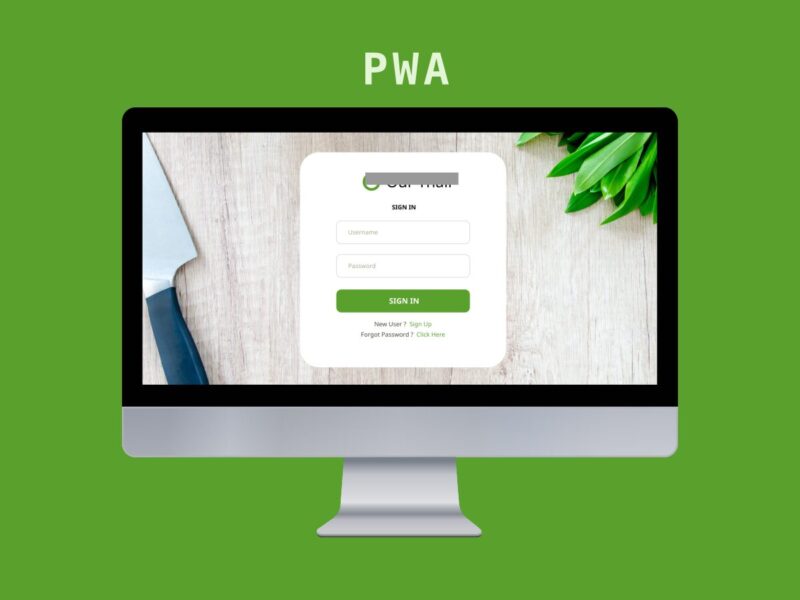 Custom Nutrition-Focused PWA Platform for Meal-Based Healthcare Solutions