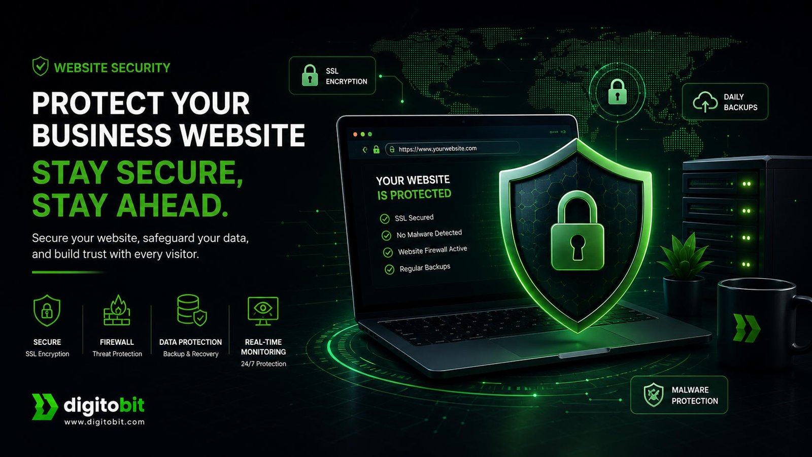 website security - protect your business website, stay secure, stay ahead