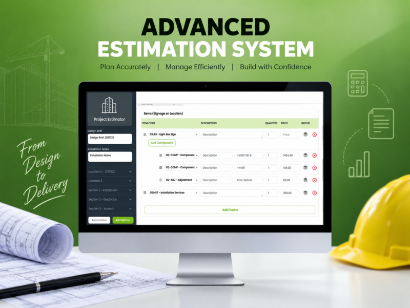 Advanced Estimation / Quotation System