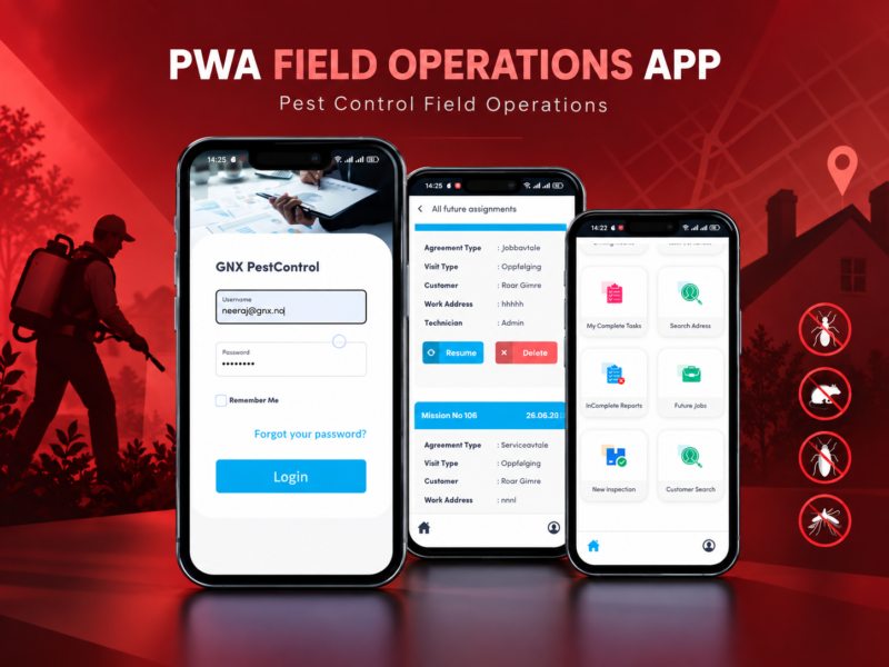 Field Operations App for Pest Control Agency