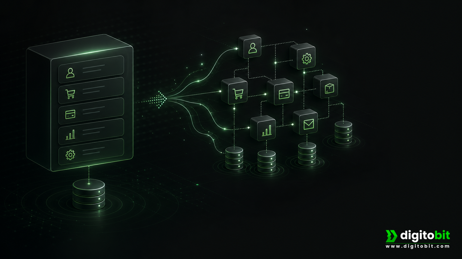 Illustration for Monolith vs Microservices: Architecture, Trade-offs, and When to Choose Each